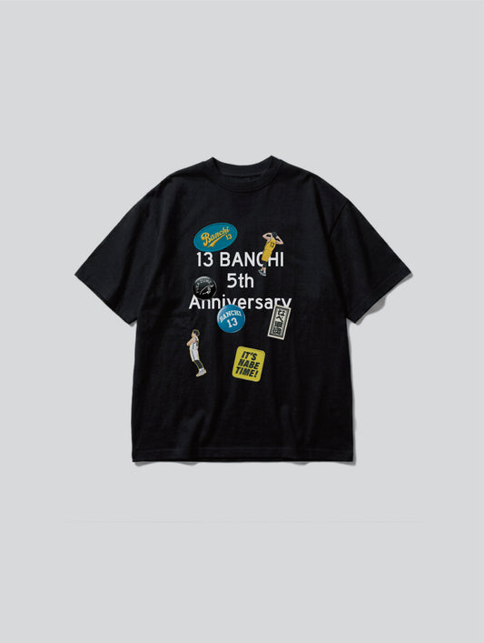 5th Anniv. Archival T-SHIRT BLACK