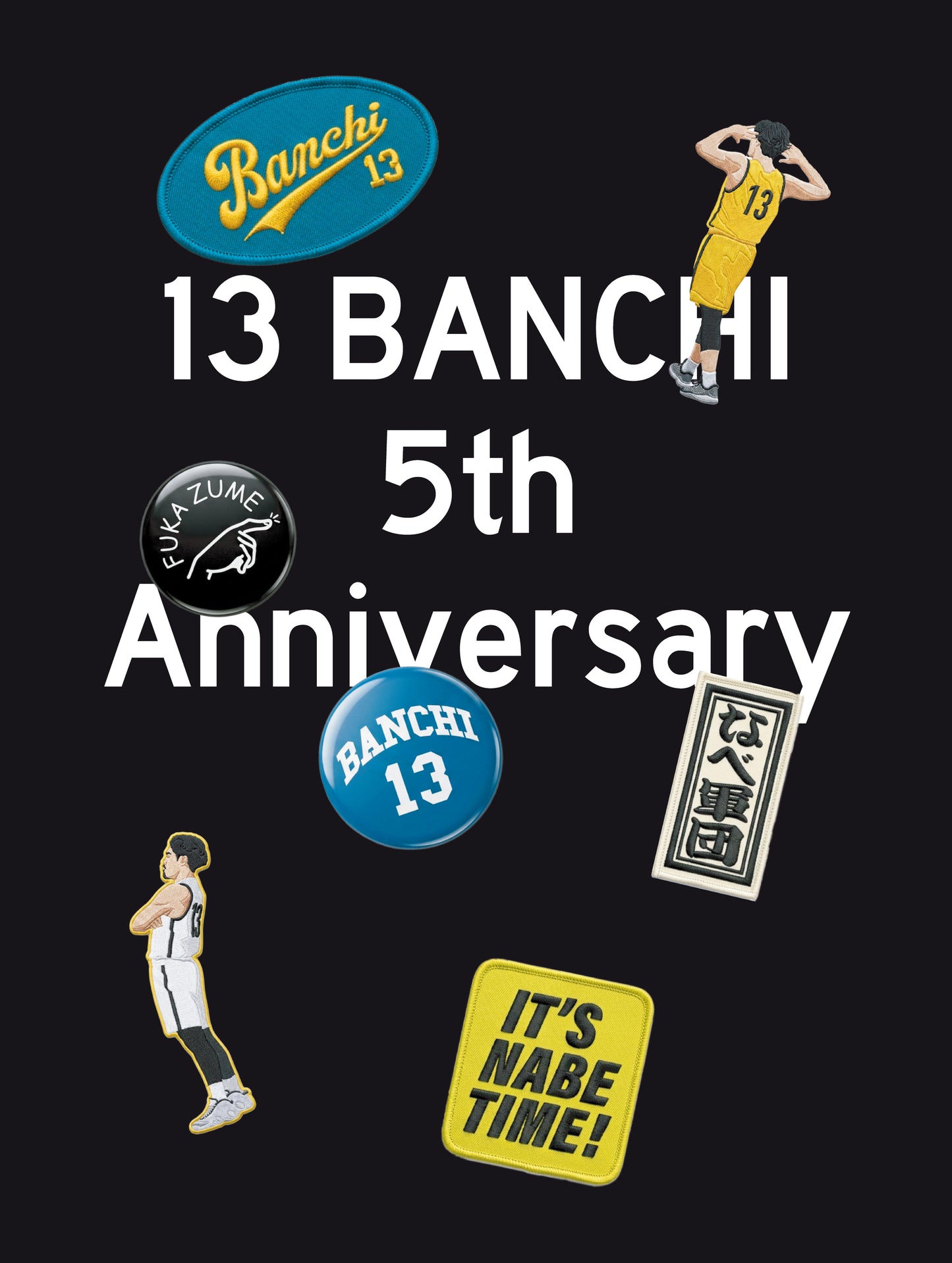 5th Anniv. Archival T-SHIRT BLACK
